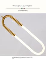 Lámpara Colgante De LED Brillante Para Dormitorio Y Sala De Estar Decoración De Techo Estilo Nórdico Lámpara Pendente De Metal Para Cocina Y Habitación - details 12