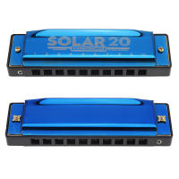 Harmonica Blues De 10 Agujeros 20 Aros Para Principiantes Con Placa De Arcilla De Cobre Marrón / Negro Regalo De Órgano De Bocina - details 4