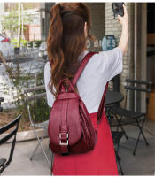 Mochila Multifuncional De Cuero Para Mujer Casual Para Niñas Y Adolescentes Escuela Viaje Bolsa Pequeña Capacidad Inferior a 20 Litros - details 14