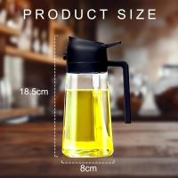 Botella dispensadora de aceite para cocina Dispensador de aceite de oliva Pulverizador para cocinar Ensalada de cocina Barbacoa (Negro) - details 4