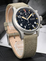 Reloj De Cuarzo Militado ML1868KF VK67 Movimiento De Cronógrafo Vidrio De Zafiro Luminoso 100m Impermeable 39mm Retro - details 1
