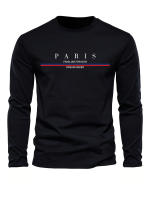 Sudadera De Cuello Redondo Para Hombre Con Estampado De París Ajuste Suelto Casual Para Otoño E Invierno Sudadera Cálida Con Capucha - details 13