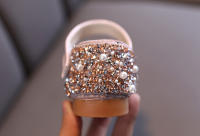 Sandalias De Crystals Para Niñas Moda Boda Fiesta Danza Performance Zapatos De Princesa Antideslizantes Talla Verdadera Para Edad 4-6Años - details 13