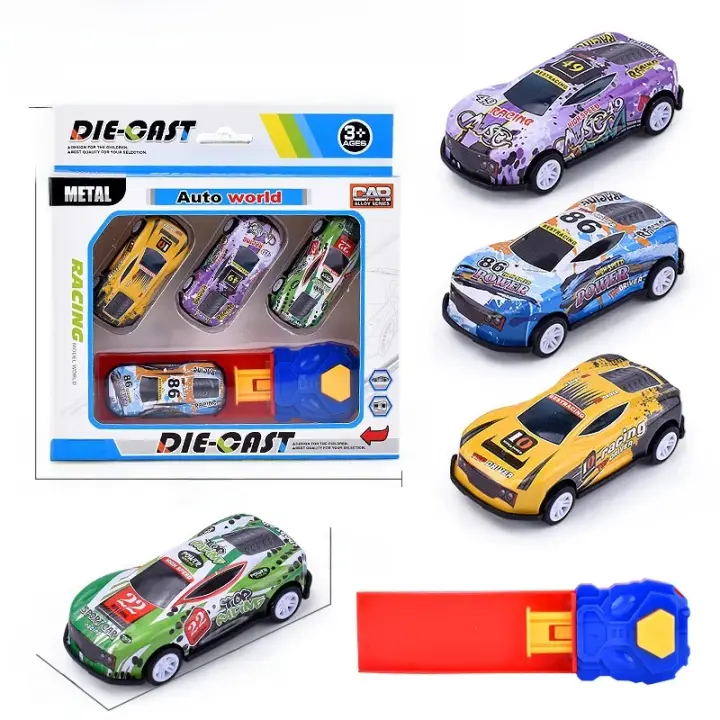 Mini Coche De Aleación Con Retroceso Para Niños Juguete De Modelado Simulativo Antideslizante Regalo De Cumpleaños Para Guardería - 1