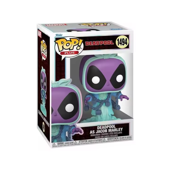 Funko Pop Plus Deadpool Figura Deadpool como Jacob Marley Juguetes - 1
