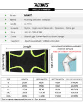 AOLIKES 1 Par De Rodilleras Para Dolor De Rodilla Compresión De Rodilla Para Hombres Y Mujeres Soporte Para Meniscus Roto Correr - details 1