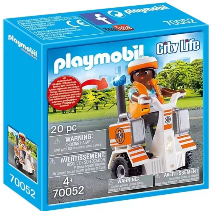 PLAYMOBIL BALANCE SCOOTER DE RESCATE, 70052, TIENDA CON LICENCIA OFICIAL - 1