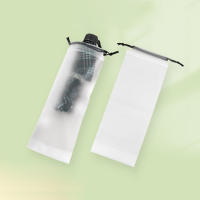 Bolsa De Almacenamiento Transparente Y Mate Para Paraguas 10pcs Diseño De Cierre Con Cordón Resistente Al Agua Para Artículos Pequeños Y Comestibles - details 6