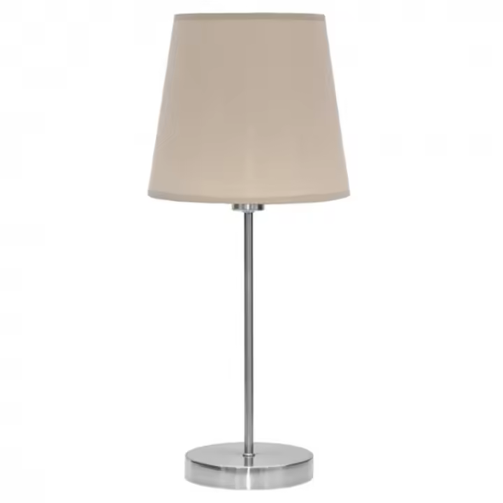 Lámpara de Mesa FABRILAMP Maldivas 1xe14 Niquel/Piedra 20D - 1