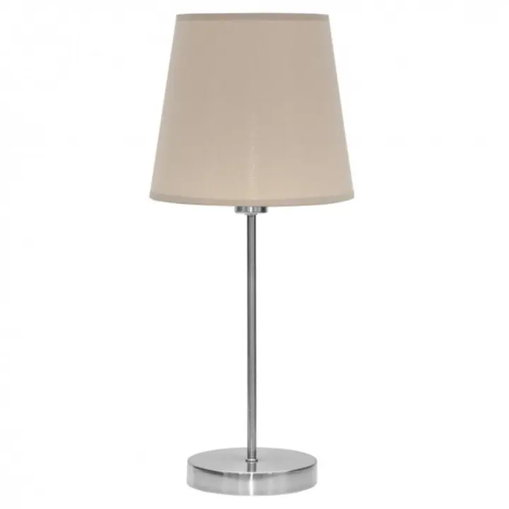 Lámpara de Mesa FABRILAMP Maldivas 1xe14 Niquel/Piedra 20D - 1