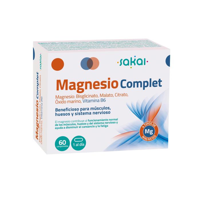 Suplemento de Magnesio Sakai 5 en 1 con Vitamina B6