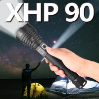 Linterna Táctica Recargable USB Super Brillante XHP90 Con Zoom Ajustable Lúmenes Altos Torcha Para Camping Y Búsqueda Resistente Al Choque Y Agua - details 0