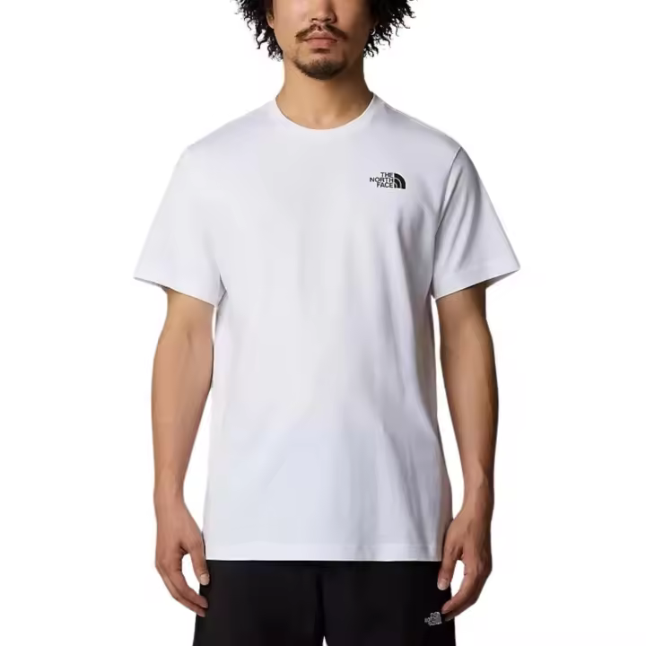 M VERTICAL SS TEE TNF WHITE - 1