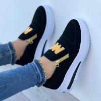 Zapatos Plataforma Para Mujer Casual Slip on Loafers Moda Tenis Chaussure Femme Sneaker Mujer Cierre De Zapata Material De Suela De Goma Talla Verdadera - details 5