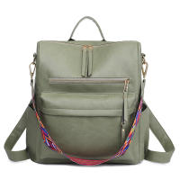 Mochila de gran capacidad para mujer, estilo retro europeo y americano, con diseño de nicho, para mujer - details 4