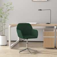 vidaXL Silla de oficina giratoria de tela en color Azul/Rojo vino tinto/Verde oscuro y más | cómodas modernas ergonómicas para comedor cocina salón hogar - details 2