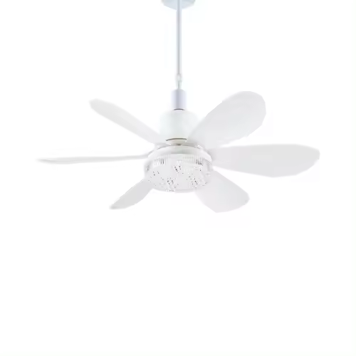 Ventilador de Cenador, ventiadores de techo enchufables para Exterior con Luces, 3 Colores regulables, 3 velocidades de ventilador, ventilador de techo Colgante portáil para patios, carpas, interiores. - 1