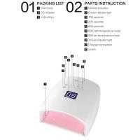 Lámpara De Uñas Recargable 66W Profesional Secador De Esmalte De Gel Manicura Inalámbrica Máquina De Polvo De Uñas UV LED - details 2