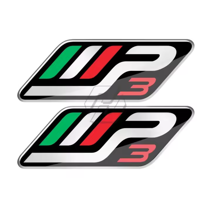 Pegatina De Motocicleta 3D Para Piaggio Vespa MP3 250 300 400 500 Ie Adhesivo De Resina Personalizable Para Vehículos - 1