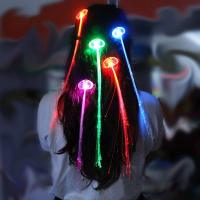 LED Glow Hair Braid Butterfly Light 5/10 Pcs Accesorios De Cabello Colorido Para Fiestas Y Decoración Navidad Para Niños Y Adultos - details 7