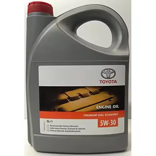 Genuine 5 litros aceite de motor TOYOTA 5W30 PFE sintético 08880-83389 Acea C2 - 1