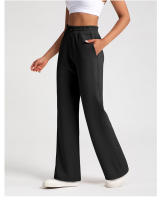 High Waist Leggings Para Mujer Pantalones De Yoga De Modal Lavados Con Arena Pantalones Deportivos De Correr Sueltos Y Rectos Cómodos Y Transpirables - details 13