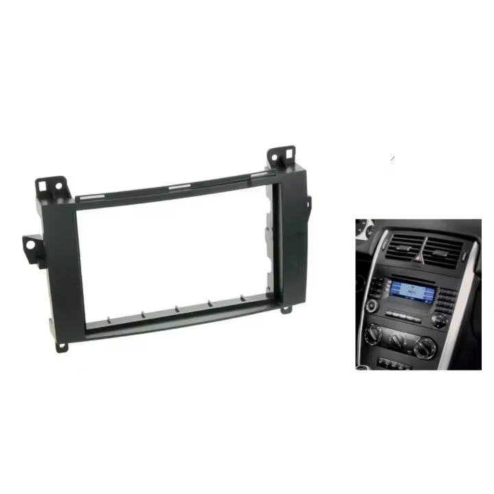 kit MARCO RADIO 1DIN MERCEDES CLASE A B VITO VIANO W169 W245 W639  SPRINTER con conexiones y adaptador de antena - 1