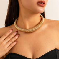Collar Gargantúa De Metal Pesado Para Mujeres Vintage Y Grunge Estilo Steampunk Cadena Gruesa Collar Torques Adecuado Para Hombres Y Mujeres Fiesta - details 0