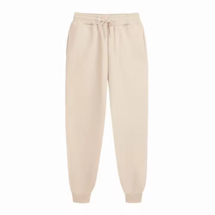 Pantalones De Sudor Para Hombre Con Cierre Elástico Y Cordón Pantalones Deportivos Casuales De Fleece Para Primavera Y Otoño Con Bolsillos Talla Oversize - 1