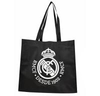 Real Madrid Bolsa compra negra Shopping Bag Black ,Producto oficial Real Madrid C.F. - details 1