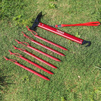 TARKA Palos De Tenda De Aleación De Aluminio 18cm/7in 10 Piezas Conjunto De Accesorios Para Camping Herramientas De Equipo De Canopy - details 5