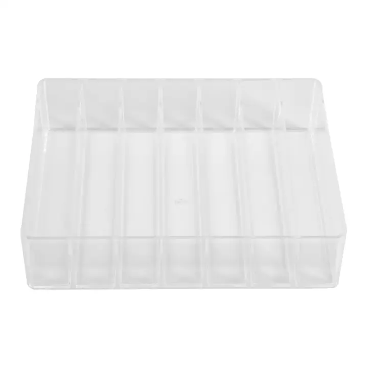 Organizador de Paleta de Sombra para los Ojos Acrílico 7 Secciones Soporte para Cosméticos de Papelería Organizador de Maquillaje para Espejo de Vanidad - 1