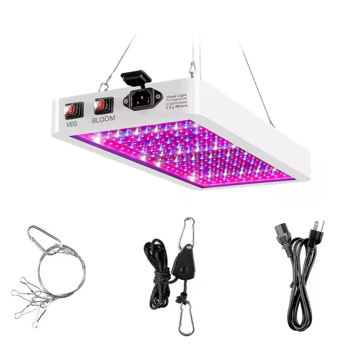 1000w 216 Led crece la planta de luz crece la luz de espectro completo planta de interior crece la luz crece la luz [kk] - 1