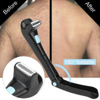 Afeitadora Eléctrica Para Espalda 14.7 Pulgadas Desplazable 180 Grados Cabello De Espalda Eliminación De Vello Sin Dolor Afeitadora Portátil Para Hombres - details 1