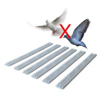 Pinchos Anti Aves Antipalomas de 6 Unidades de 48,5 x 4,3 x 1,5 cm, Pinchos Anti Gatos, Auyentador para Palomas,Anti Palomas, Alféizar, Gato, Marta, Paloma, Valla, Techo, Protección contra Pájaros - details 0