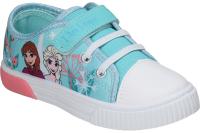 LEOMIL | Zapatillas con Velcro FROZEN para Niña - Lonas Infantiles de Princesa Frozen en Azul - Modelo FZ013295 - details 1
