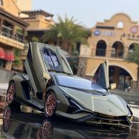 Modelo De Coche Diecast 1:18 Lamborghinis SIAN FKP37 Supercar Para Niños Juguetes Coleccionables Metálicos Escala A245 - details 5