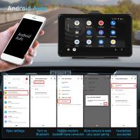 Podofo-reproductor Multimedia de vídeo y Radio para coche, dispositivo inalámbrico de 7 pulgadas, Carplay, Android, Control de voz automático, pantalla táctil para Nissan y Toyota - details 2