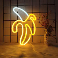 Luces LED Neón USB De Banano Para Decoración De Pared En Habitaciones Bodas Cumpleaños Juego Cuarto Con Alimentación USB Y Batería - details 5