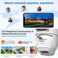 Cámara PTZ 4K 10MP Dual Lente AI Detectar Humanos ONVIF 2.4G/5G WIFI Vigilancia CCTV Seguridad O-Kam pro Doméstica Y Exterior Resistente Al Agua - details 11