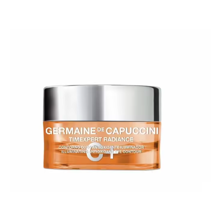 Germaine de Capuccini Timexpert Radiance C+ Contorno de Ojos 15 ml - Iluminador y Revitalizante - Protección UV y Daños Ambientales - Firmeza e Hidratación para Todo Tipo de Piel - Vitamina C Pura - 1