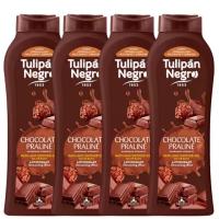 Gel de baño Tulipan Negro Chocolate Praliné 650 ml - Pack de 4 x 650 ML【ROUA】 - details 0