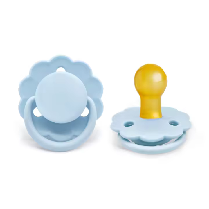 Chupete De Silicona Para Bebés 0-36 Meses Con Cadena De Chupete En Colores Macarón Grado Alimenticio Divertido Para Masticar Niños - 1