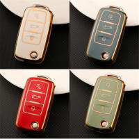 Funda De Llave De Coche Suave TPU Cubierta Completa Portador Para Volkswagen VW POLO Tiguan Passat B5 B6 B7 Golf EOS Scirocco Jetta MK6 Octavia - details 1