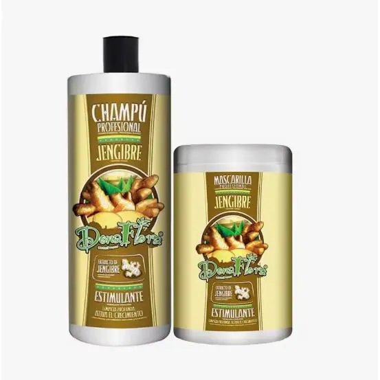 PACK PROMOCIONAL DONA FLORA JENGIBRE ,CHAMPU 1000 ML , MASCARILLA 1000 ML - 1