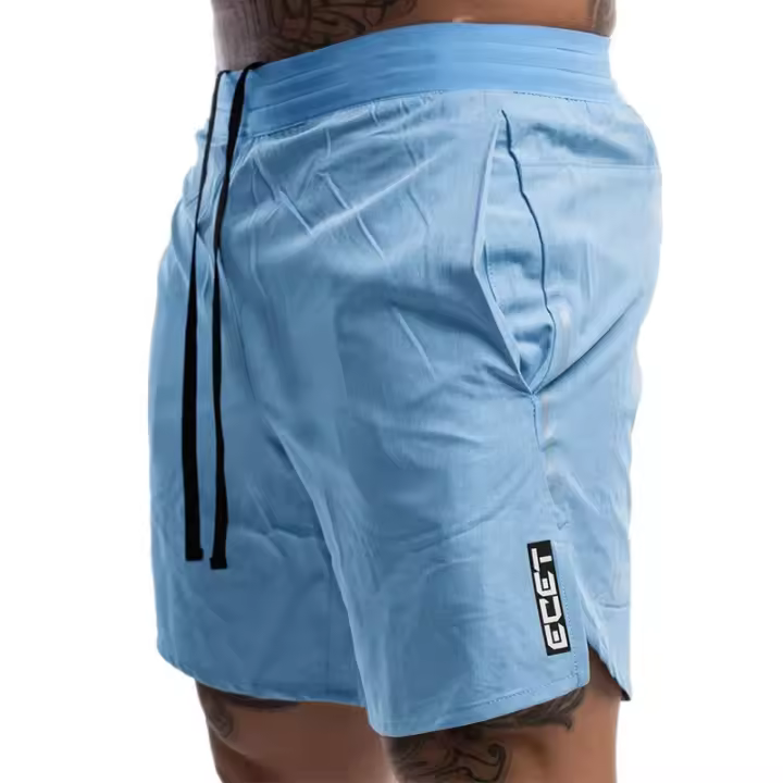 Shorts De Fitness Para Hombre Transpirables Y Secado Rápido Deporte Verano Pantalones De Playa Corredor Gym Estilo Jogger - 1