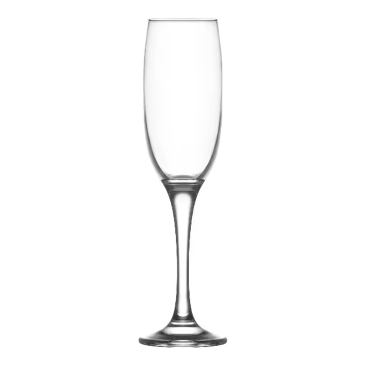 LAV - Set 6 Copas Champagne 220cc Colección Venue - Cristal Fino, Elegante y Sofisticado - 1