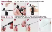Mini Pintura de Aerógrafo Portátil Pistola de Aerógrafo para Uñas Arte - details 12