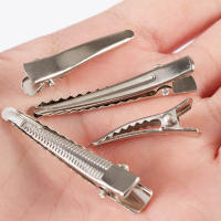 50pcs Pinzas Para Cabello De Alligator Con Dientes Base En Metal Para Joyería DIY Tamaños 25-60mm Herramienta De Negocios De Juego - details 5