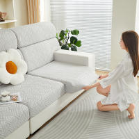 Cubierta De Sofá Con Patrón De Jacquard Rayado Estilo Capa De Ducha Versátil Todo El Año Fácil De Instalar Para Sofá L Asiento Individual Y Sofá De Dos Plazas - details 16